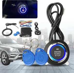 Switch key to start the car with the fingerprint
