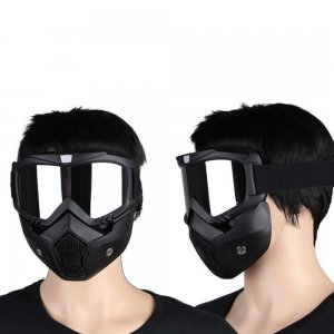 Full face motorcycle mask