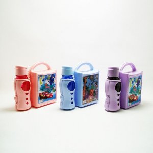 Two pieces of lunch box and bottle Offer