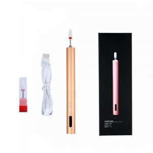 Rechargeable nail polishing and cleaning device